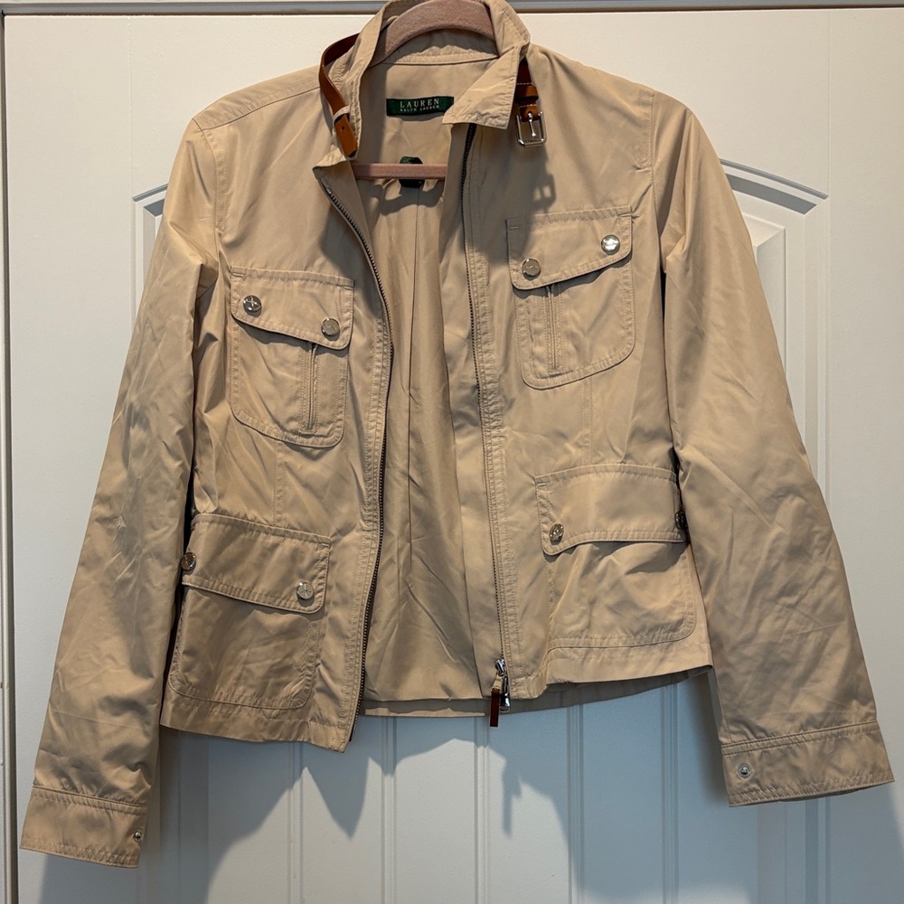 Lauren Ralph Lauren Beige Utility Jacket for Women